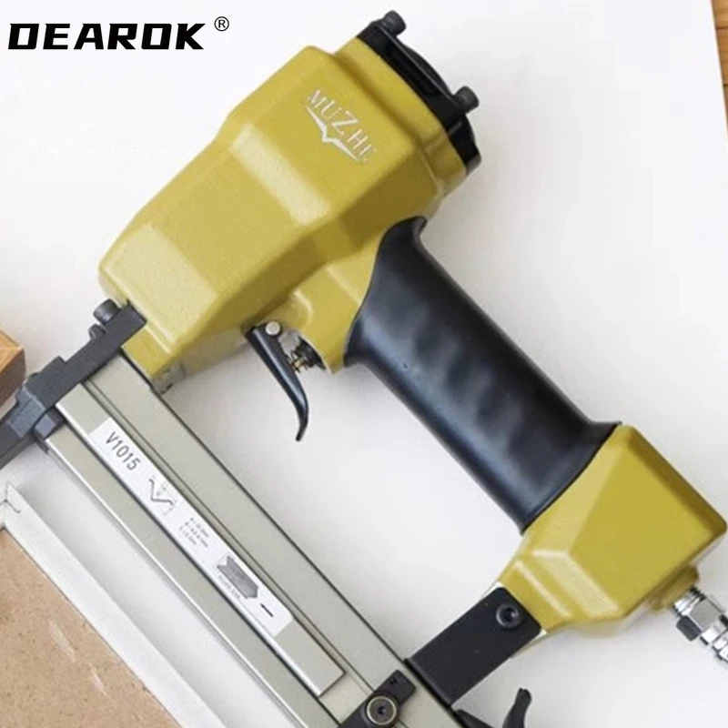 6mm 7-10-12-15 Pneumatic V Nailer Power Tool Nail Gun Frame Fixed Line Angle Nailer Pneumatic Nail Angle Gun V-type Nail Gun