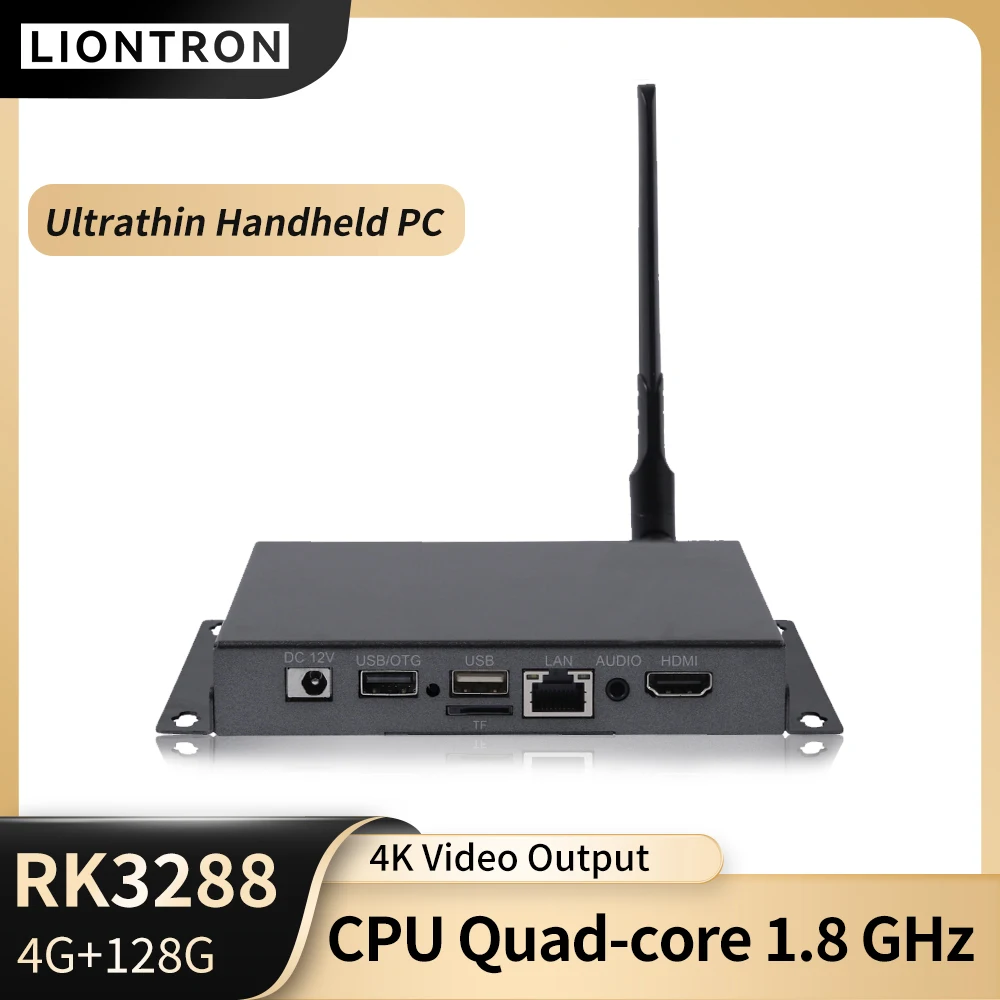 

Liontron Android Mini Handheld PC Cortex-A17 1.8GHz Rockchip RK3288 WiFi BT TF USB HS-3288 for Face Express Cabinet Industrial C