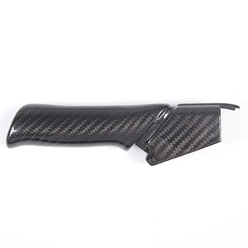 For Nissan GTR 2008-2021 Real Carbon Fiber Car Handbrake Grip Cover Parking Handle Lever Protector Decoration Accessories