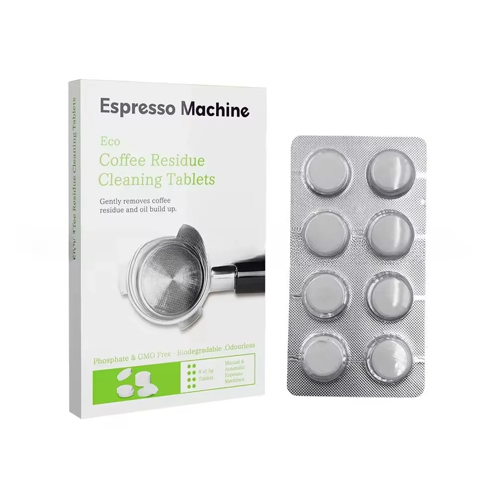8pcs Coffee Machine Cleaning Tablets Espresso Coffee Machine Descaling Agent Degreasing For Breville/Sage Cleaning