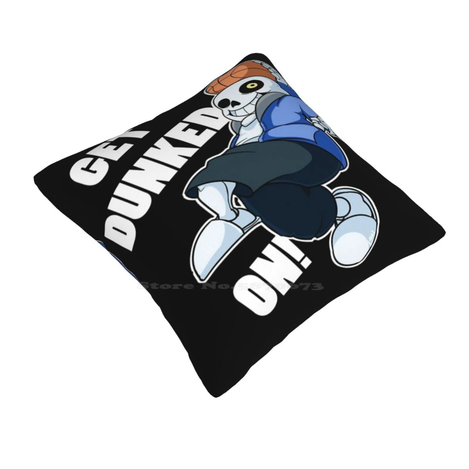 Sans-Undertale-Get Dunked On! Soft Comfortable Pillowcase Papyrus Get Dunked On Undertale Skeleton Sans Undertale Ending Sans