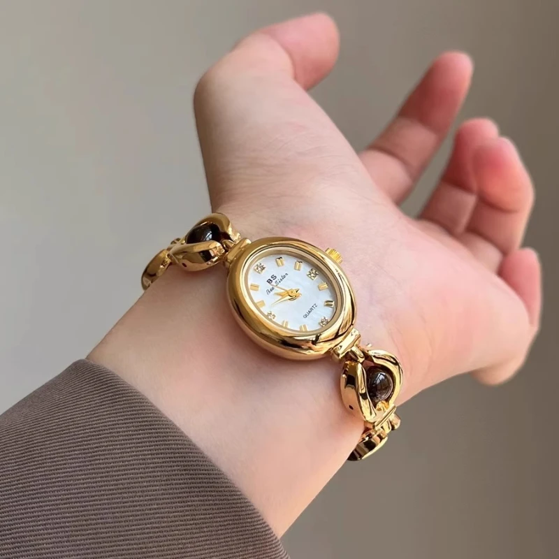 2025 waterproof quartz watch birthday gift retro classic trend women's watch elegant and simple