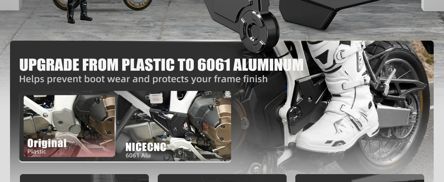 Aluminium-Motorradrahmen-Schutzabdeckungen für Honda CRF1100L AT CRF1100L Africa Twin/Adventure Sports DCT 2020-2026 – Detail 4