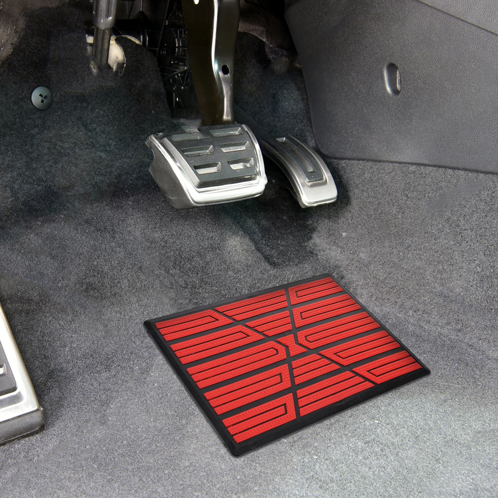 

Car Foot Mat Patch Wear Resistant Pedal Repair Pads Nonslip PVC Floor Protector Automatic Foot Rest Carpet Repair Patch