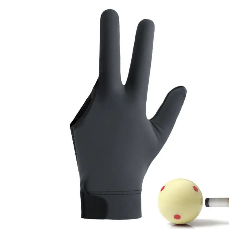 Pool Gloves 1PC Anti-slip Snooker Cue Sport Gloves Sports Gear For Novice And Professionals Wear On The Left Hand