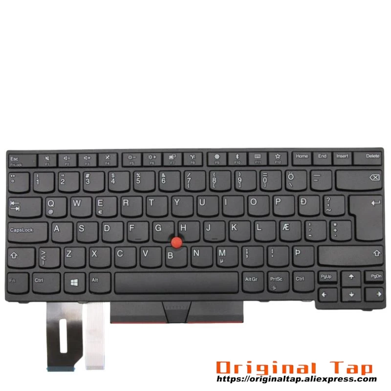 IS Icelandic Keyboard for Lenovo Thinkpad E495 E480 E485 E490 T480S T490 T495 P43S L480 L490 L380 L390 Yoga 01YP256 01YP416 01YP