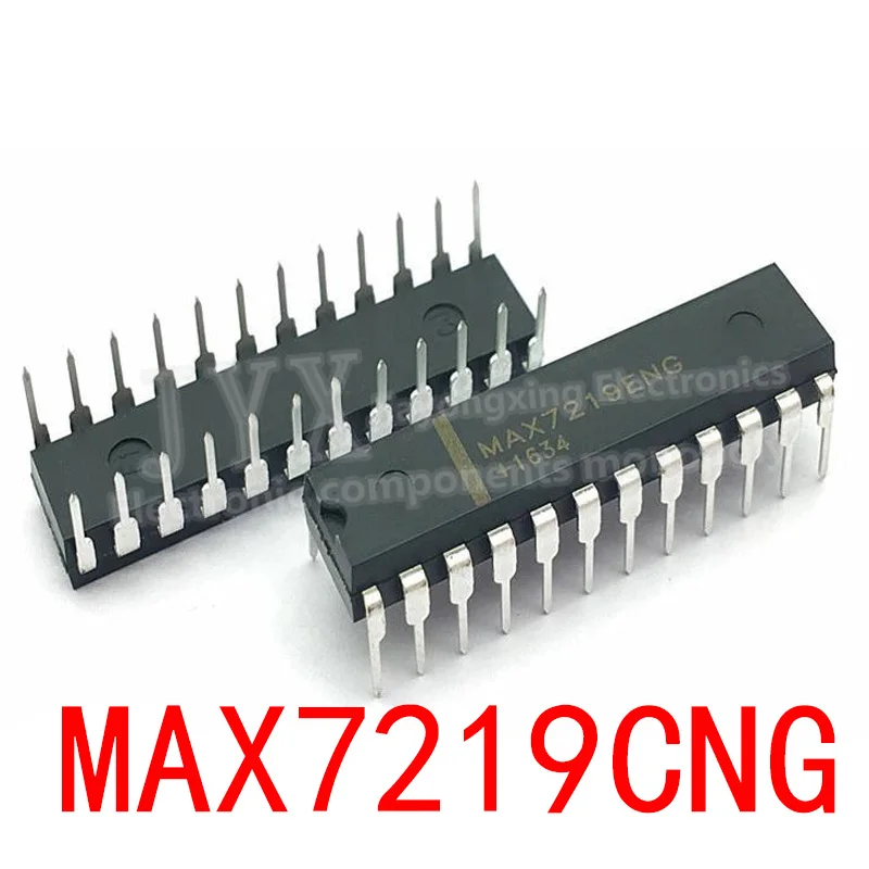 5PCS/lot new MAX7219CNG DIP24 MAX7219 DIP-24 DIP 7219CNG DIP-24 Display driver chip IC