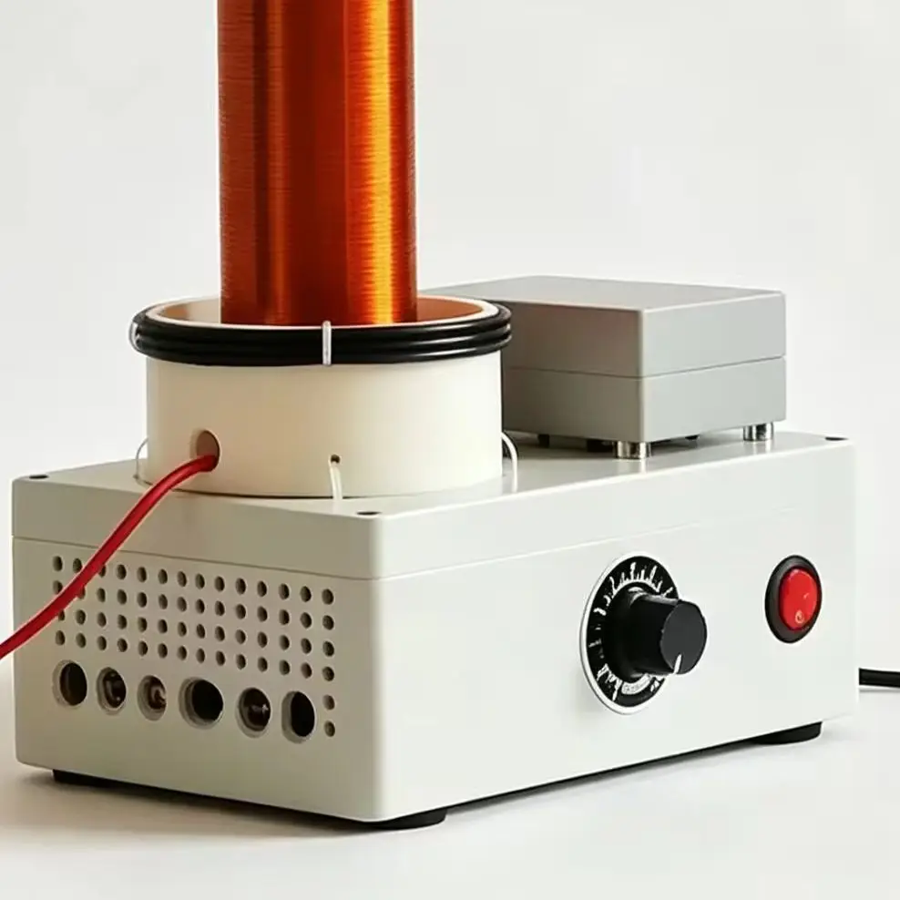 DIY Spark Gap Tesla Coil Lightning Simulator Wireless Power Transmission Demo Resonant Transformer 15cm Arc Power Adjustable