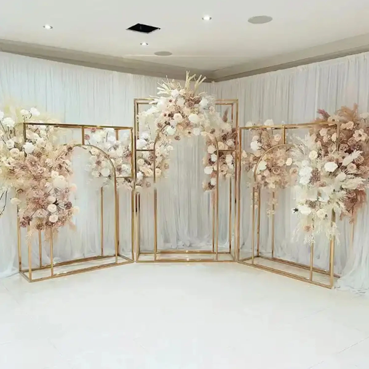 backdrop wedding stage decoration for event decor Wedding party use for indoor banquet luxury flower wedding table centerpieces