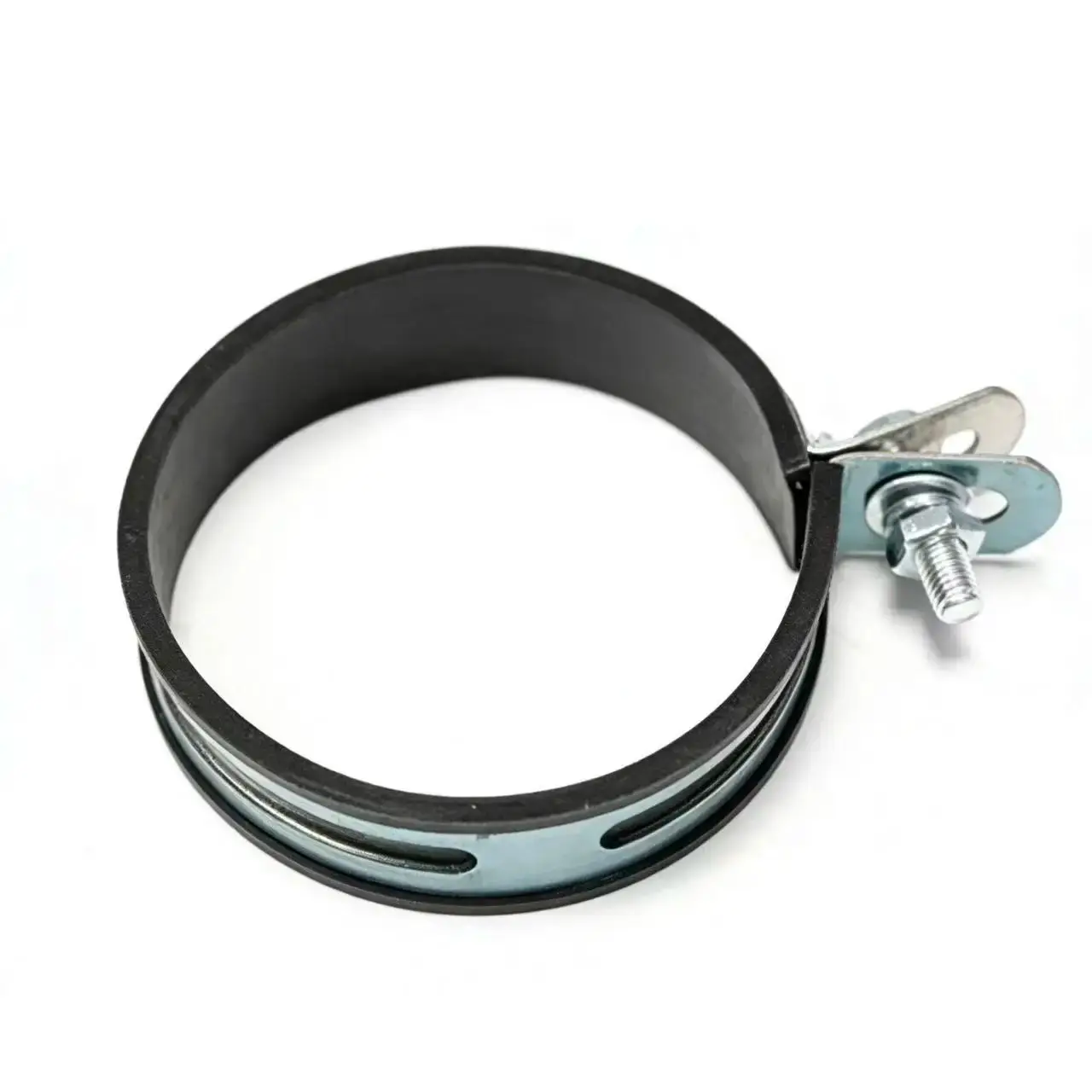 Universelle 88mm Motorrad-Auspuffklemme Halterung Edelstahl Schalldämpfer-Stützring