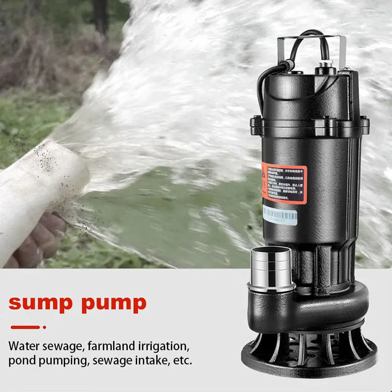 Cięcie pompy do ścieków 220V pompa do odchody pompa do ścieków błota mała pompa zanurzeniowa do użytku domowego pompa do zbiornika Septic pompa maszyna do pompowania — zdjęcie 6