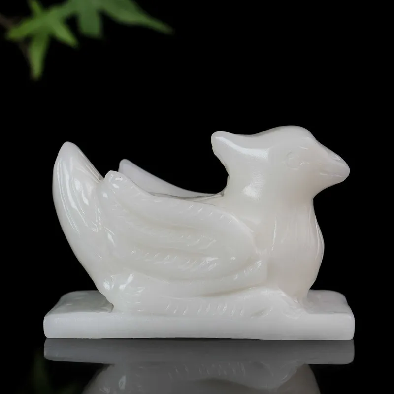 Natural jadeite four-sided mythical beast, five elements orientation god, Zhuque, protects the home, brings prosperity, feng shu
