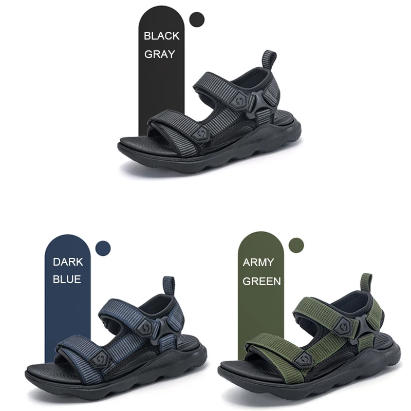 Kinder Sommer Lässige Atmungsaktive Sandalen Offene spitze Rutschfeste Strandschuhe für Kinder Jungen Outdoor Sport Walking Größe 30-40 – Detail 2