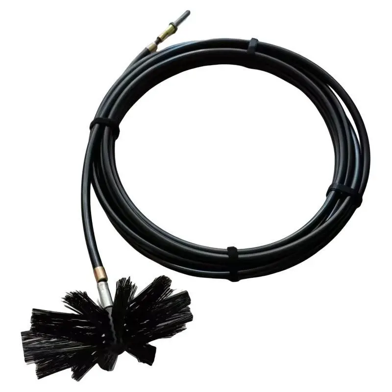 Fresh Air Duct Air Conditioner Cleaning Flexible Shaft, Cleaning Brush, Toilet Plunger for Pipeline Ventilation System Cleaning