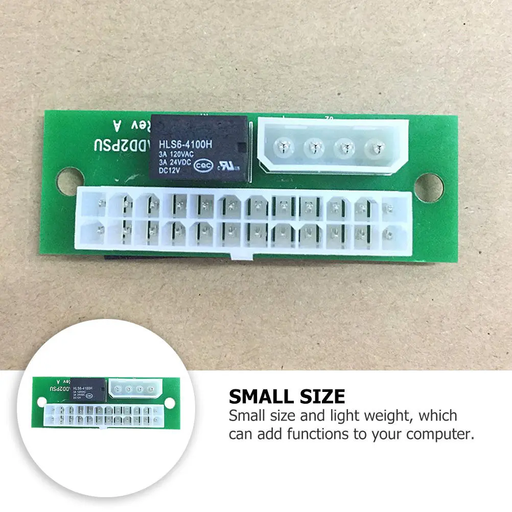 Multiple Dual Boot Cards Add2 Power Supply Adapter Atx 24 Pin to Molex 4 Pin Synchronous Power Board for Dual Mining