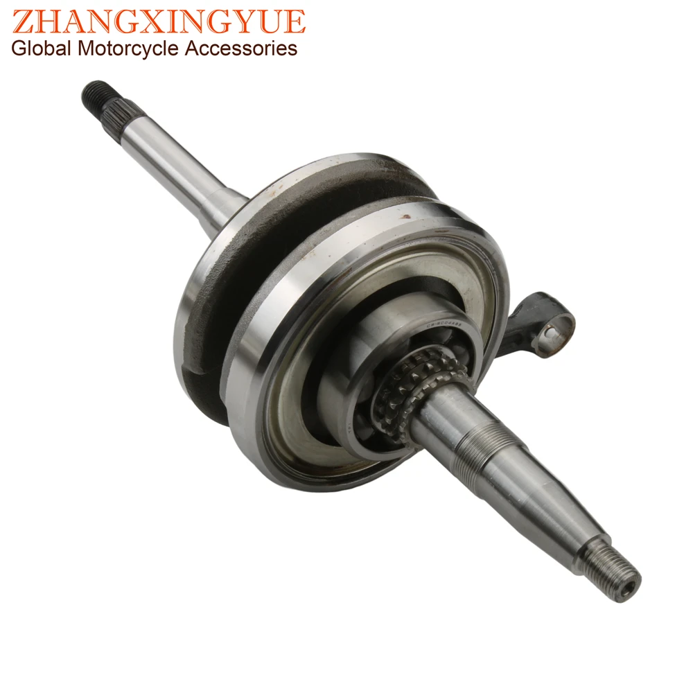 Scooter GY6 Crankshaft Racing + 3mm For GY6125 125cc 150cc GP / VP110 2V 4V 152QMI 157QMJ Pin Hole 15mm Engine Parts