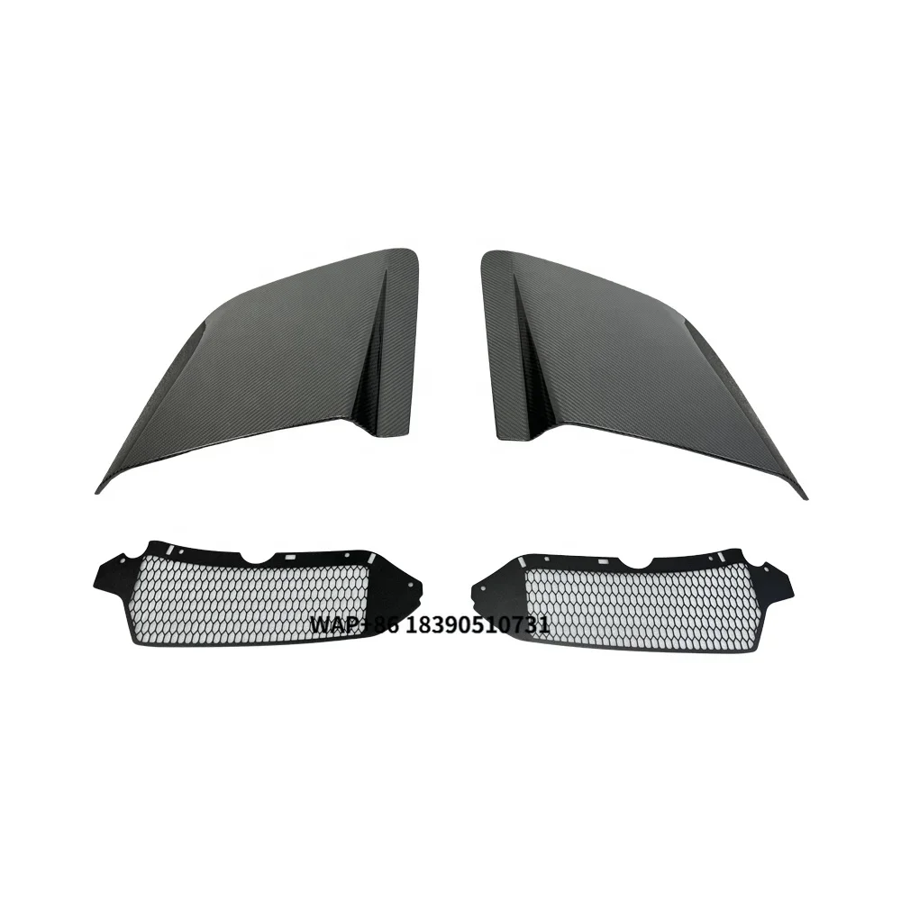 21-23 Dry Carbon Fiber Side Vent Trim Side Plate /side Door Panel for R8 Air Intake Panels/capristo Style