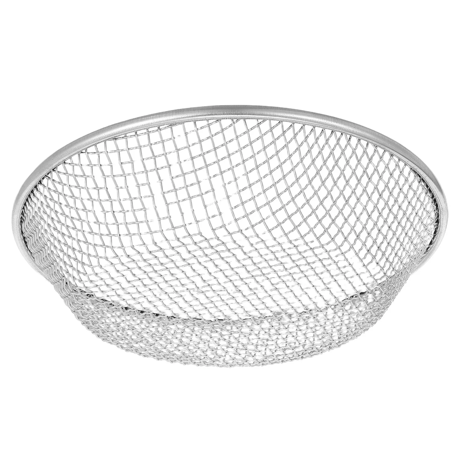 Garden Soil Sifter Heavy Duty Metal 12 Inch Round Compost Rock Dirt Screening Pan Bucket Compatible Garden Soil Sifter