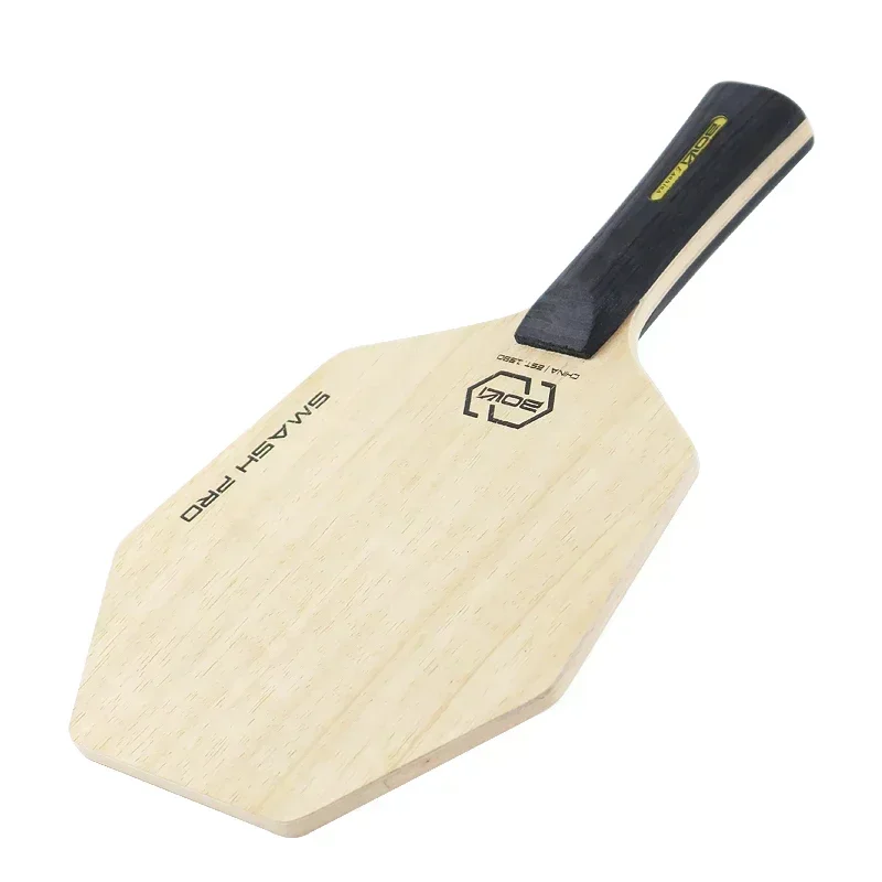 Boli hexágono lâmina de tênis de mesa paletes de ping pong especial 5 camadas de madeira pura raquetes de ping pong ofensiva fl ping pong paddle