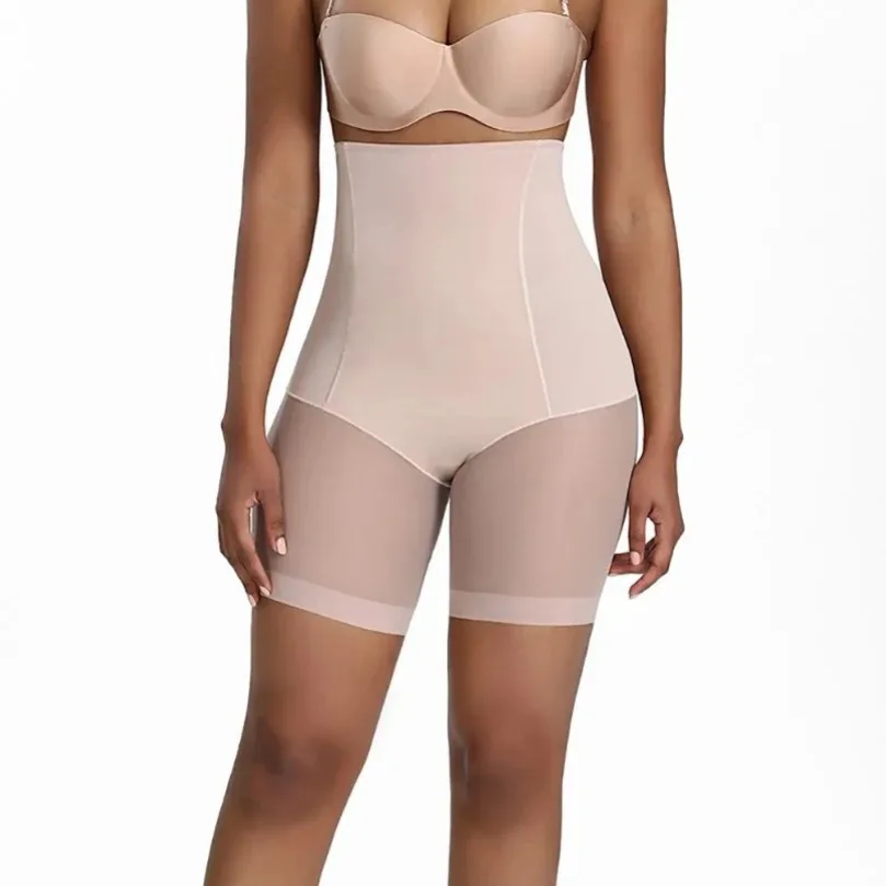 Image of Körper Shaper Shapewear Frauen Abnehmen Höschen Hohe Taille Unterwäsche Bauch-steuer Butt Heber Gesäß Hip Fahrstuhl Push-Up Shorts Naht