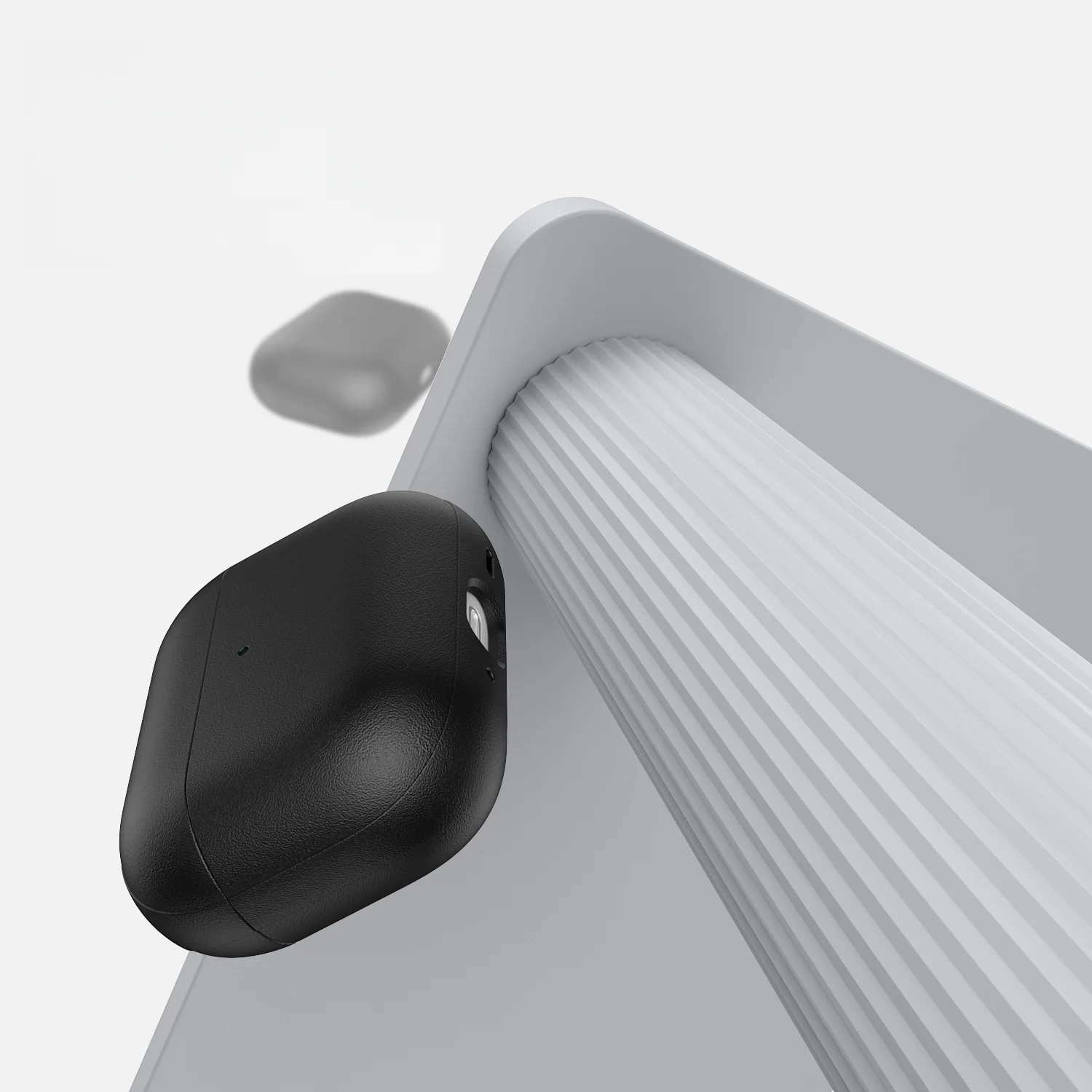 Lederstruktur für Airpods Pro 3, weiche TPU-Schutzhülle, stoßfest, stoßfest, mit Umhängeband und Reinigungsset für Airpods Pro 3
