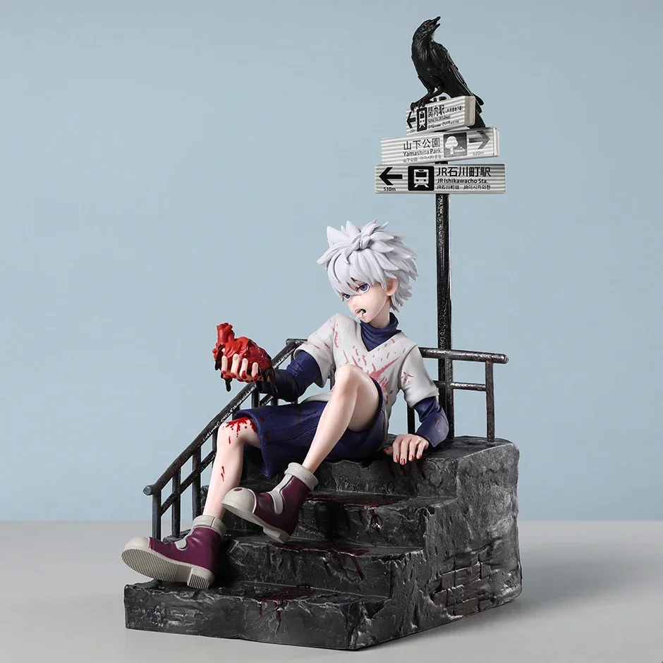 Killua Zoldyck Dekorationskollektion Figur Spielzeug Modell Statue