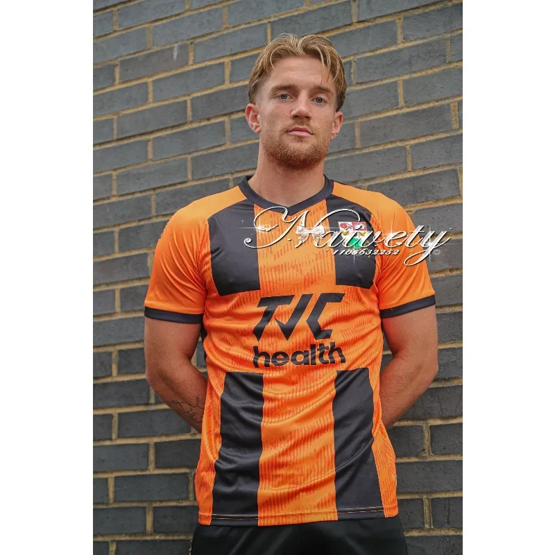 جيرسي لكرة القدم الأكثر مبيعًا في عام 2026، أزياء رياضية خارجية فضفاضة برقبة على شكل حرف V، تي شيرت تدريب للبالغين والأطفال #2