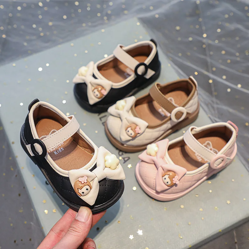 

Spring and Autumn Children's Leather Shoes 0-1-2-3 Years Old Baby Non-Slip Soft Soled Toddler Shoes