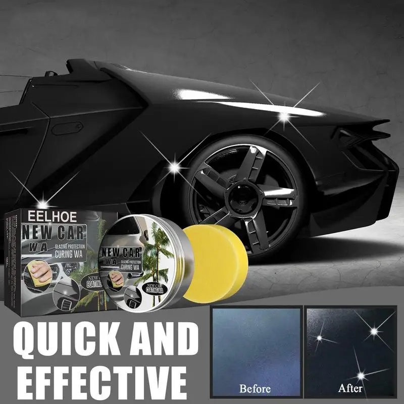 Durable Safe Car Polish Car Wax Crystal Plating Set Covering Paint Surface Coating Formula Glossy Wax Layer Waterproof Film