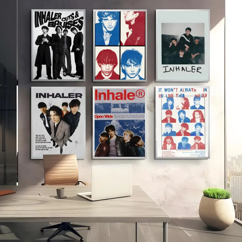 Band I-Inhaler Poster HD art sticky wall waterproof home bedroom bar aesthetic decoration
