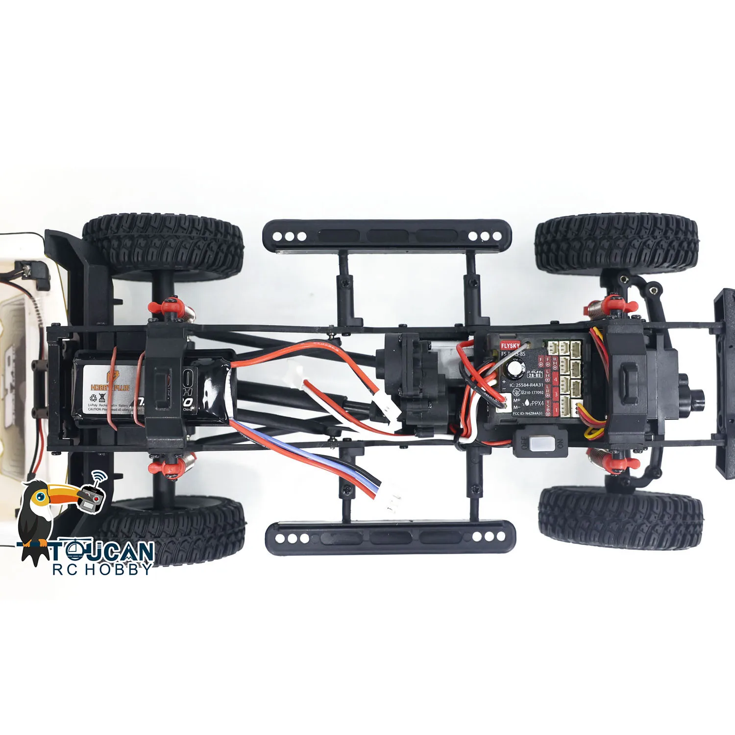 รถบังคับวิทยุ 4x4 1:18 รุ่น Hobby Plus CR18 RTR รถออฟโรดแบบ Crawler