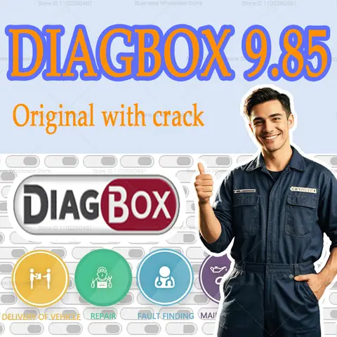 Diagbox V9.85 with Crack Le-xia3 PP2000 Diagnostic tool Latest Diagbox version OBDS Scanner  For Peo-geot original installation