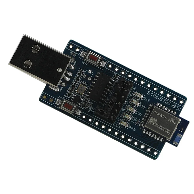 TLSR8266 Bluetooth Wireless Module Test Board 2.4Ghz 8dBm Ebyte SMD IO Port Serial Data PCB Antenna EBYTE E104-BT05-TB