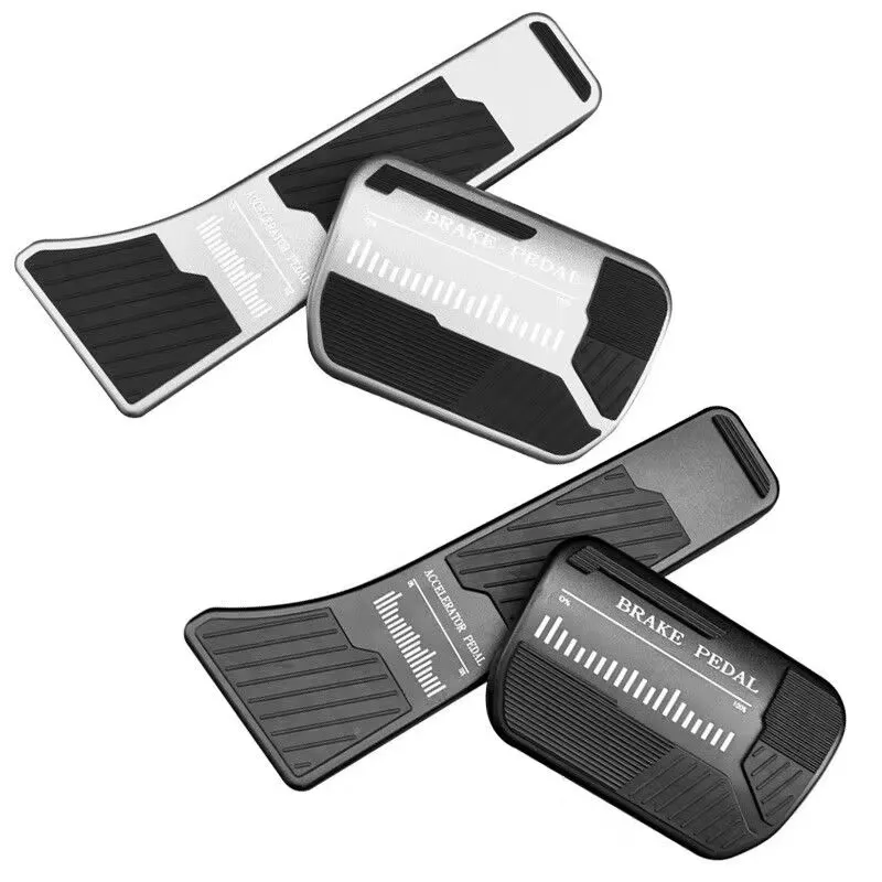 For Mercedes benz C E G S CLS GLC GLK SLK EQC EQE EQS Class  W205 W223 X253 W213 2Pcs Car Gas Fuel Brake Pedal Car Accessories