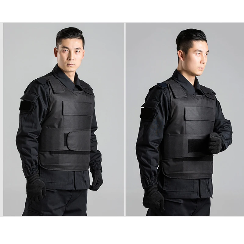 Concealable Bulletproof Vest with Carrying Bag Police Body Armor NIJ IIIA Protection Level 44 Magnum 9mm Bulletproof Jacket