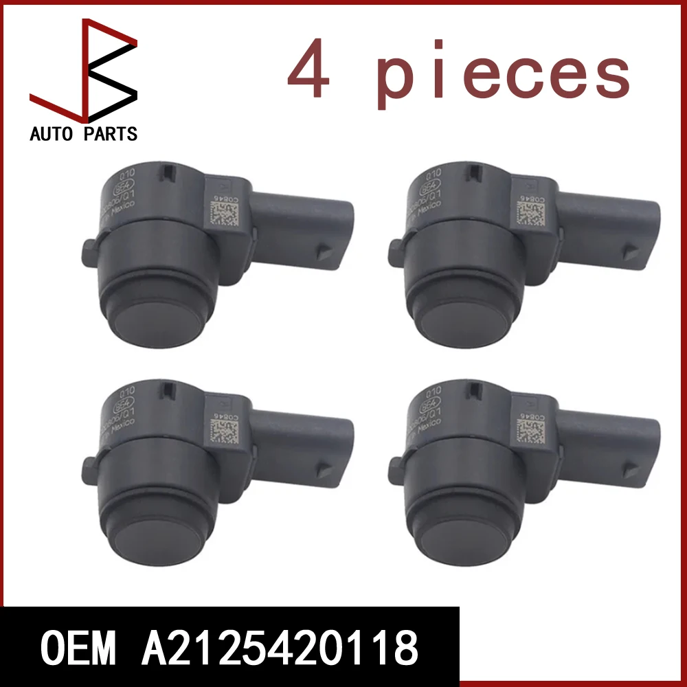 

4шт A 2125420118 2125420118 Датчик парковки Датчик парктроника PDC парктроник для Mercedes W169 W245 W204 W212 W221 C207 A207