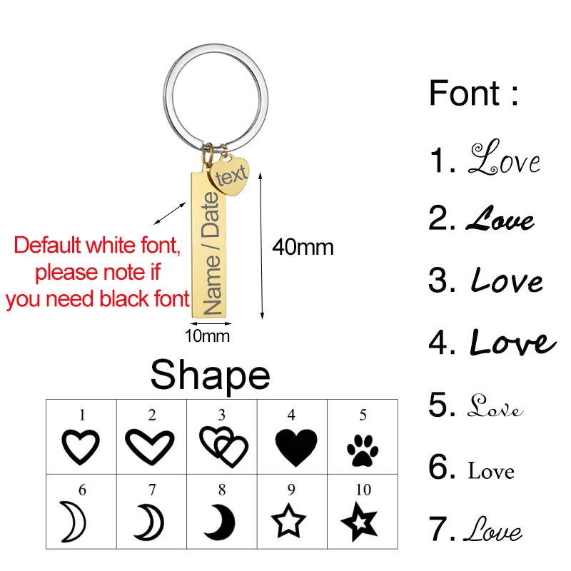 Nextvance Fashion Custom Keychain Engraved Personality Text Name Car Key ring Women Lover Student Creative Girl Gift Accessories