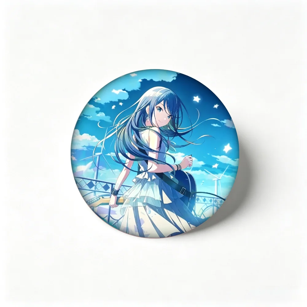 Cartoon Badge Project Sekai Hoshino Ichika Brooch, Cute Collectible Pin for Cosplay & Daily Wear