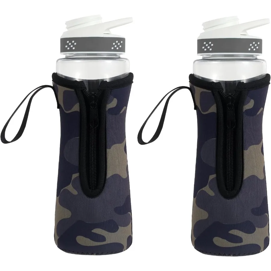 

2PCS Sleeve for Cirkul Water Bottle Sleeve 22 oz Compatible with Cirkul Water Bottles 22oz Plastic Stainless Steel Intended for