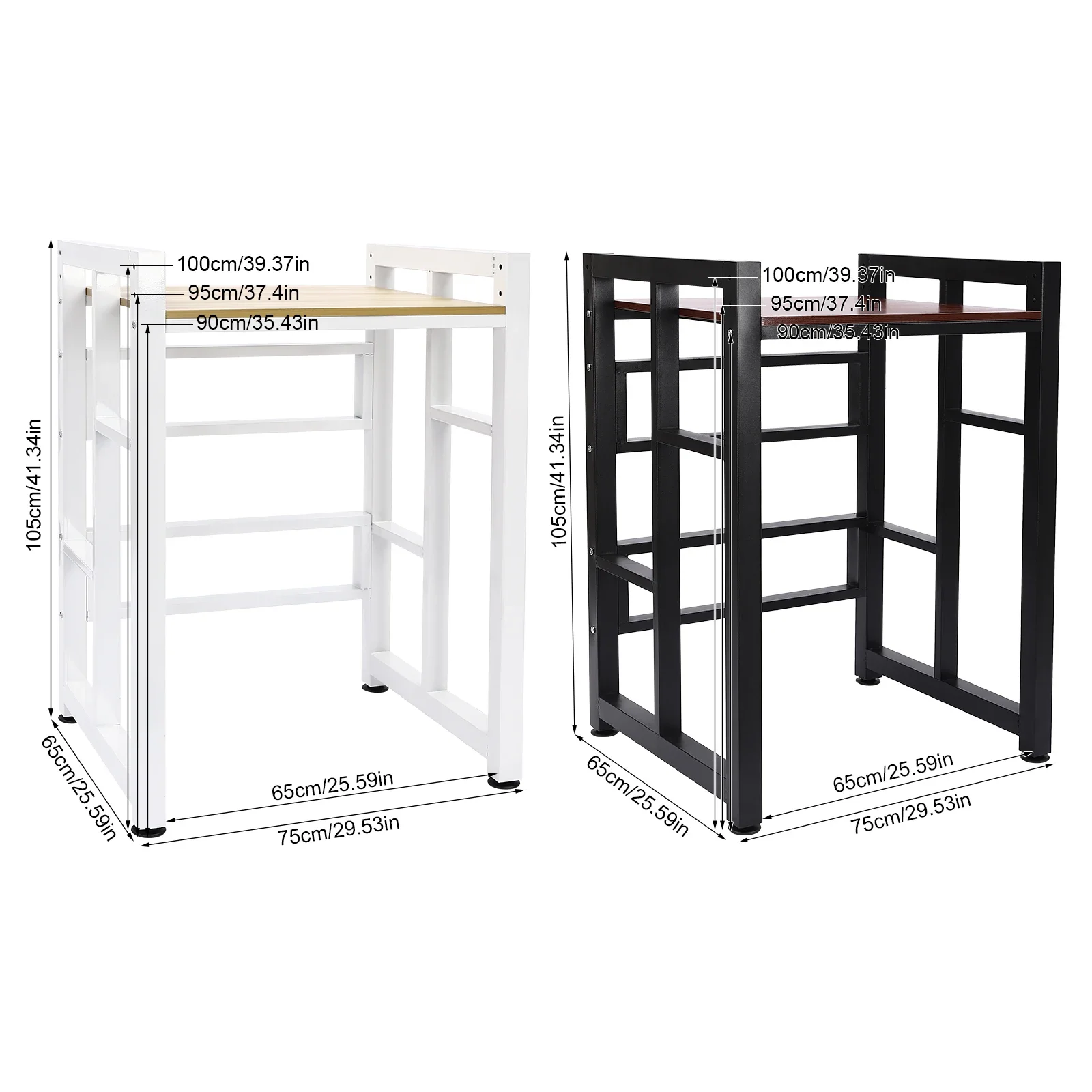 Washer&Dryer Rack, Washer and Dryer Storage Shelf, Adjustable Organizer Rack for Bathroom Load-bearing 190kg