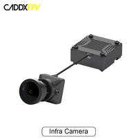 CADDXFPV Infra Camera No-Light Night Analog Camera with AI BOX 0 Lux Super WDR 1500TVL 120° FOV Black and White Sensor FPV Drone