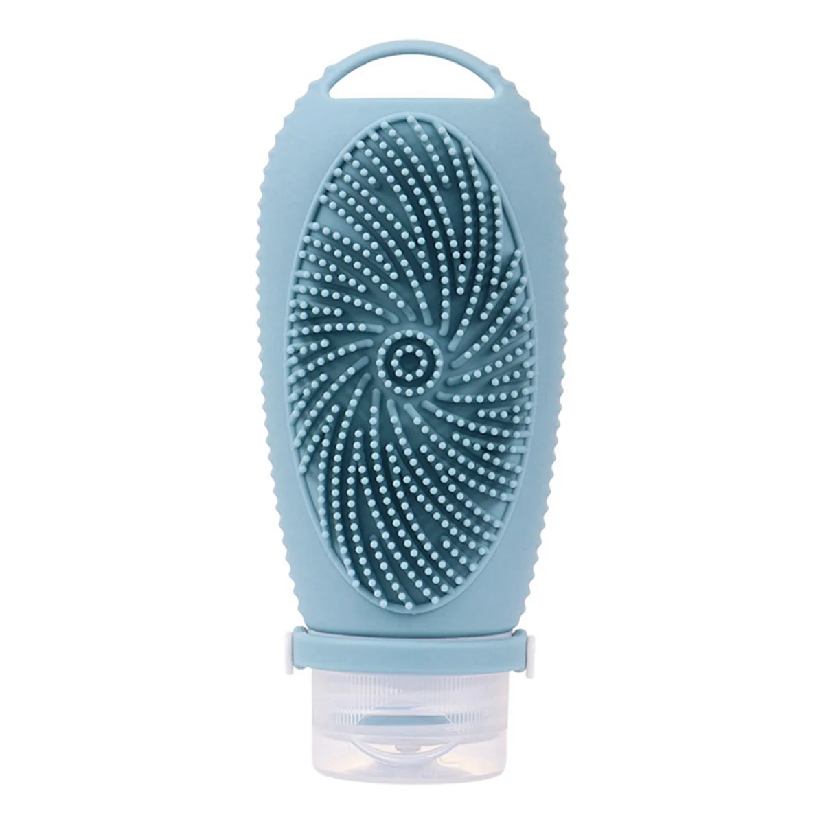 A26P سيليكون السفر إعادة الملء زجاجة فرشاة تنظيف الوجه المحمولة زجاجات الشامبو غسول مستحضرات التجميل الحاويات رحلة D