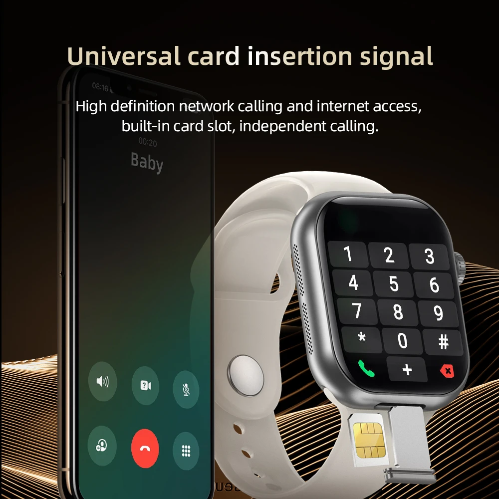 VP29 S10 Plus Smartwatch 4G LTE 2.29 بوصة 8MP HD كاميرا Tiktok Whatsapp App Store مكالمات الفيديو 256GB Rom الرجال ساعة ذكية النساء