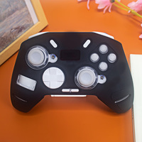 For FLYDIGI APEX 4 Black Silicone Protective Case Anti Drop Scratch Resistant Gaming Controller Dustproof Cover Game Accessories