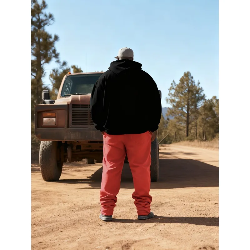 طقم سراويل بقلنسوة مطبوعة ثلاثية الأبعاد بأحرف دراجة نارية زرقاء عصرية للرجال من Street Fashion ملابس كاجوال يومية جماليات أزياء الشارع