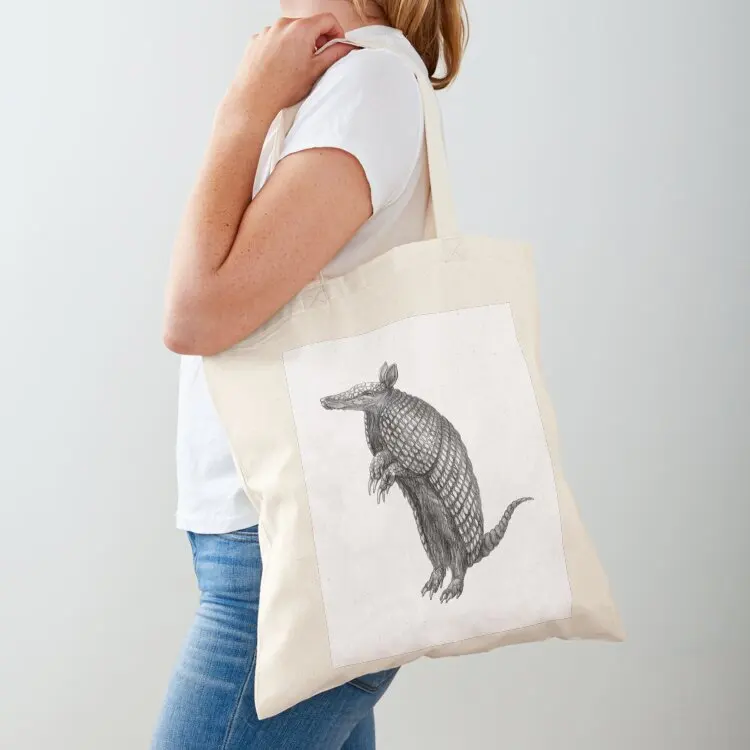 

Pencil drawn armadillo Tote Bag bag for beach shopper bag woman canvas bags tote university