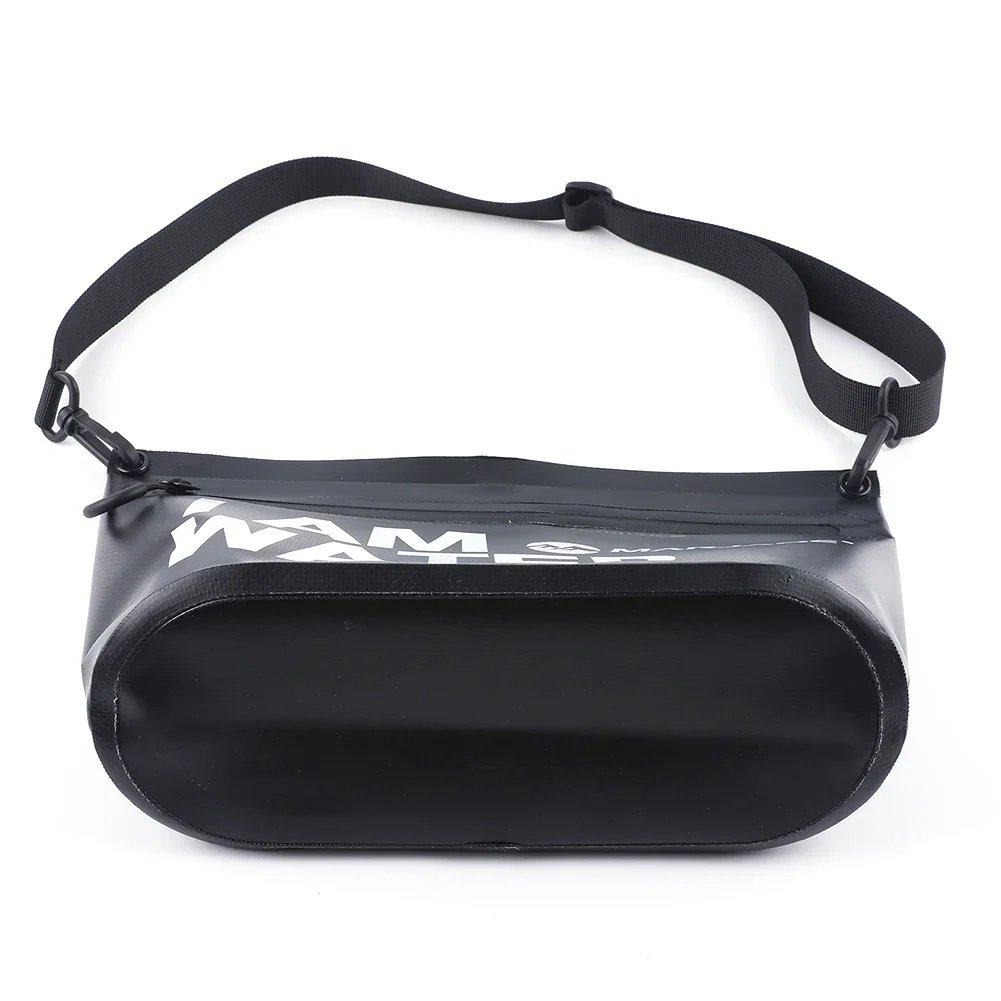 Waterproof Cosmetic Bag with Zipper PVC Swimming Shoulder Pack High-Capacity Portable Multifunctional Storable for Outdoor Sport