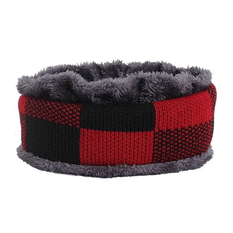 Czapka zimowa męska i damska, ocieplana, gruba, dziergana z wełny, chroniąca przed zimnem, idealna na zewnątrz, styl casual, moda 2025.