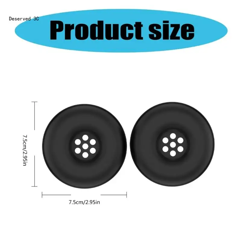 Silicone Replacement Ear Pad for JBL Tune 520BT Headphones Washable Earpads Covers