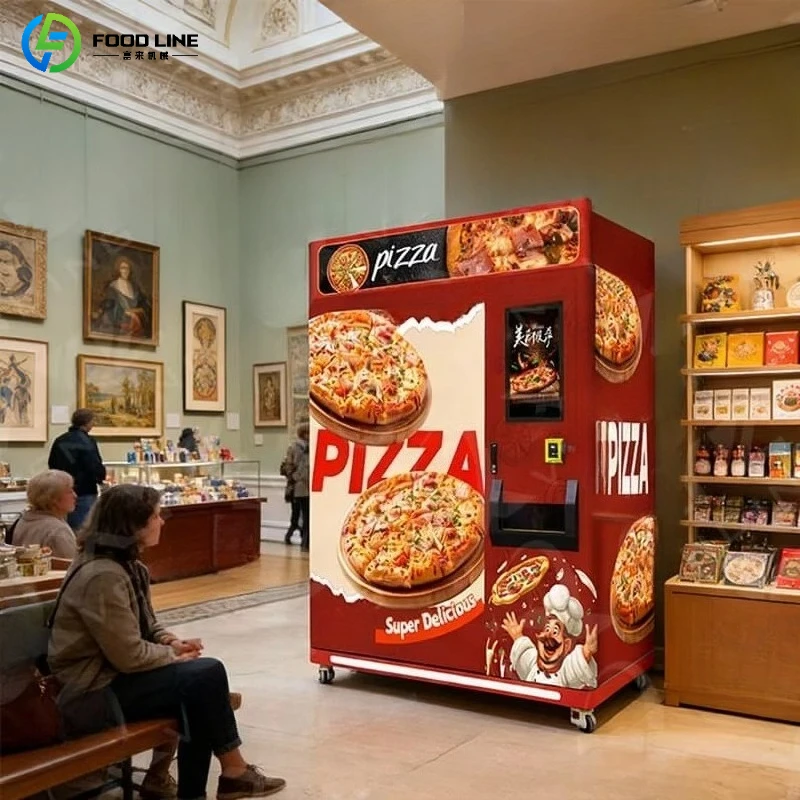 Smart Pizza ATM Machine Self Service Pizza Kiosk Quick Bake Remote Control Customized